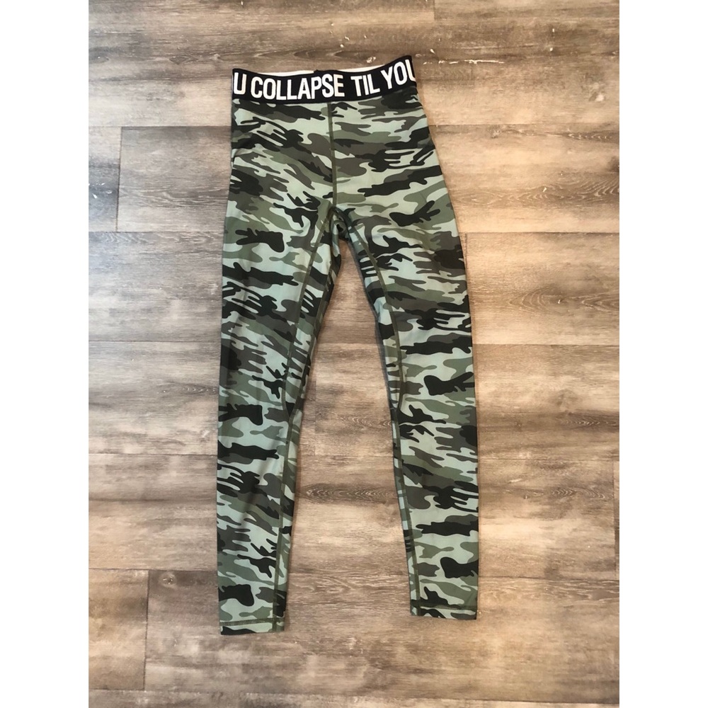 Til You Collapse Effortless Leggings Camo